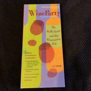 Smarts The Sniff Swirl and Sip Wine Party KIt New